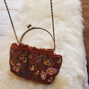 Sequins purse Handmade wristlets